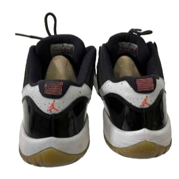 Air Jordan 11 Retro Low Infared Sneakers Size 6Y Black & White Patent Leather Bo - Picture 4 of 8